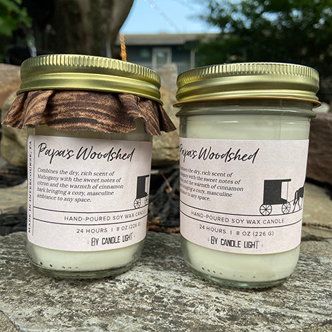 Papa's Woodshed 8 oz Candles