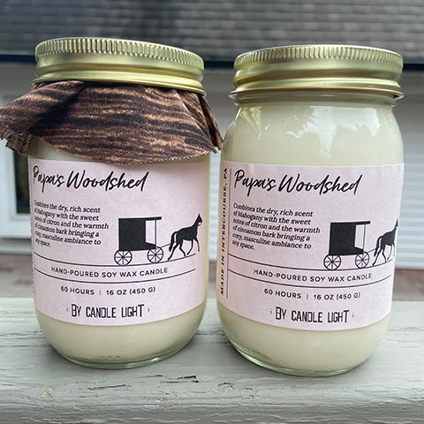 Papa's Woodshed 16 oz Candles