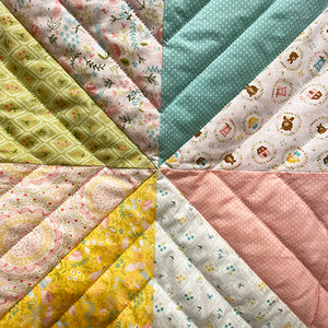 Pastel Lonestar Wall Hanging Quilt