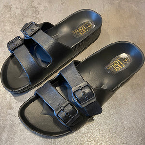 Double Strap Buckle Sandals