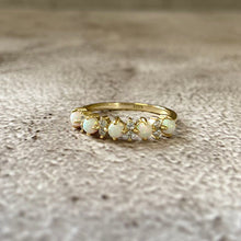 5-Stone Opal Band Ring