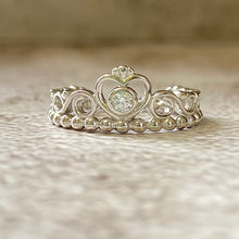 Princess Heart Crown Ring