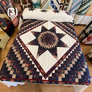 Assorted Blue Lonestar Quilts