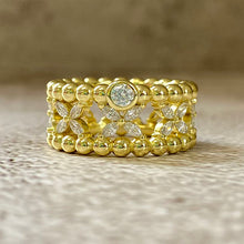 Cubic Zirconia X-Ladder Band Ring