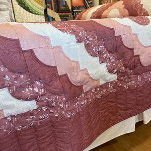 Pink Ocean Wave Quilt