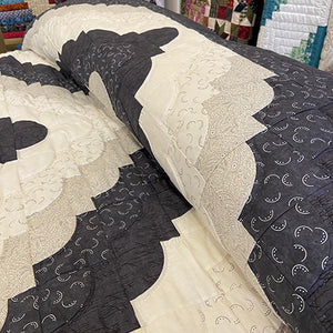 Gray Ocean Wave Quilt