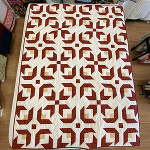 Swedish Stars Throw Quilt