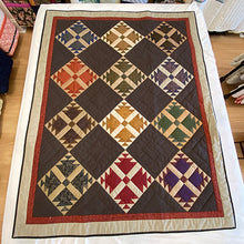 Bear Paw Throw Quilt