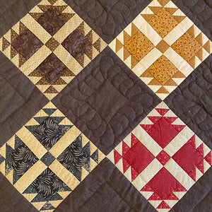 Bear Paw Throw Quilt