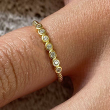 7-Stone Cubic Zirconia Bubble Band Ring