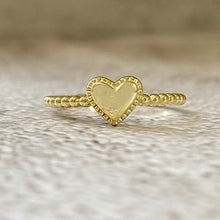 Heart Bubble Band Ring