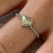 Heart Bubble Band Ring