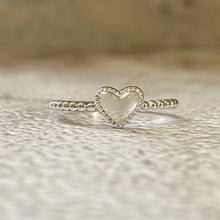 Heart Bubble Band Ring