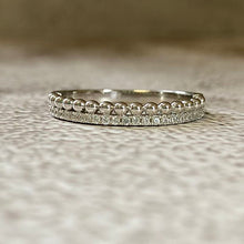 Cubic Zirconia Bubble Band Ring