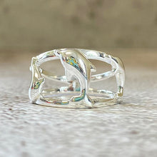 Dolphin Double Band Ring