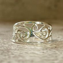 Swirl Filigree Band Ring