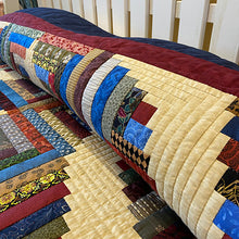 Assorted Wavy Log Cabin King Quilts