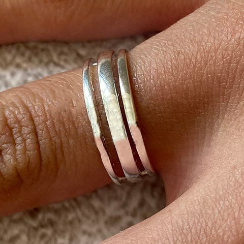 Plain Triple Band Ring