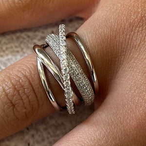 5-Band Woven Band Ring