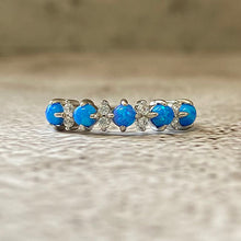 5 Turquoise Stone Thin Ring