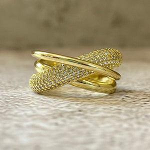 3 Woven Bands Ring