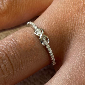 Infinity Knot Thin Band Ring