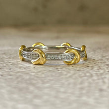 Pave Band with Knot Ring