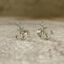 Anchor Stud Earrings