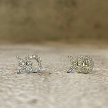 Pave XO Stud Earrings