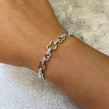 Linked Heart Tennis Bracelet