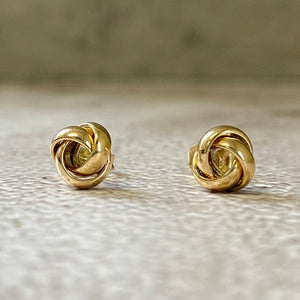 Knot 14k Stud Earrings