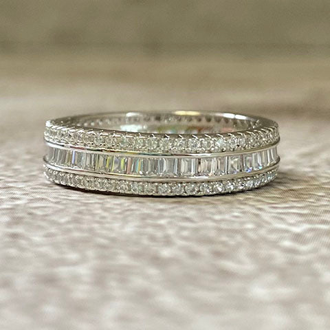 Baguette Eternity Band Ring