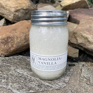 Magnolia & Vanilla Palm Wax Candle