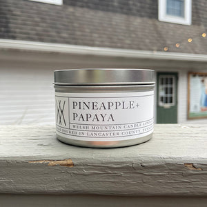 Pineapple & Papaya Coconut Wax Candle