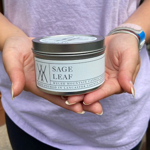 Sage Leaf Coconut Wax Candle