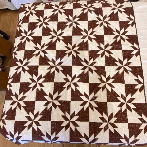 Hunter's Star Throw Quilt