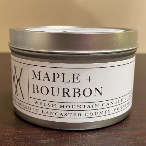 Maple + Bourbon Coconut Wax Candle