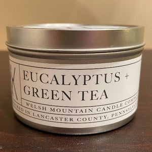 Eucalyptus + Green Tea Coconut Wax Candle