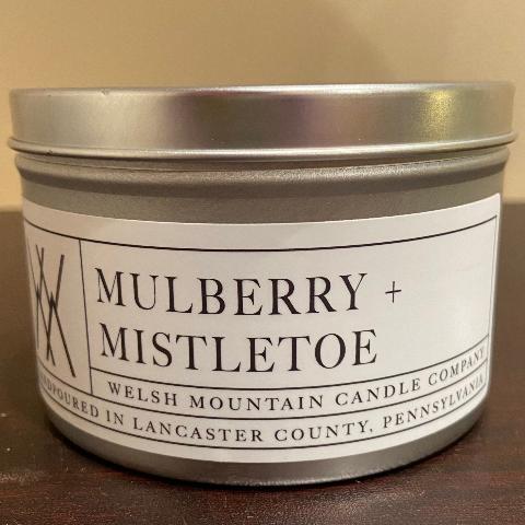 Mulberry + Mistletoe Coconut Wax Candle