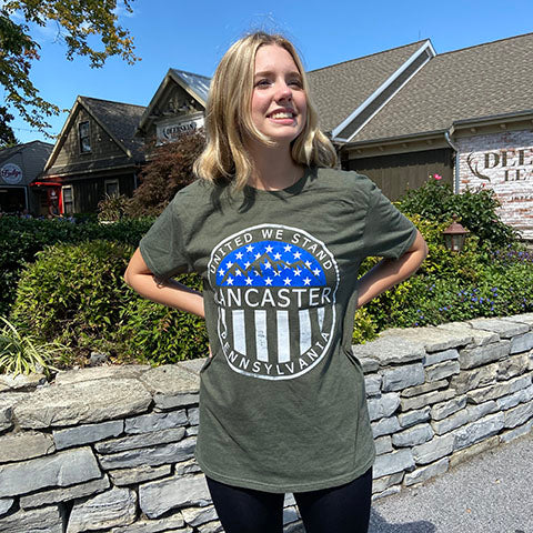 US Circle Flag T-Shirt