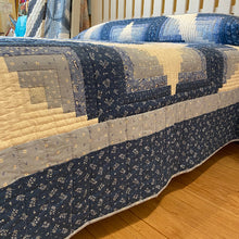 Curvy Log Cabin King Quilt