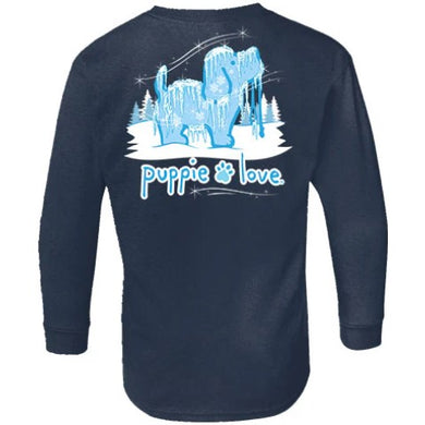 Icicles Puppie Youth Long Sleeve T-Shirt