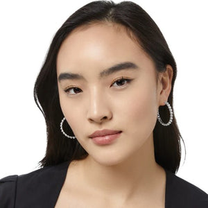 Twinkle Granulation Hoop Earrings