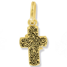 Easter Lily Cross Charm