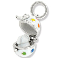 Polka Dot Easter Egg Charm
