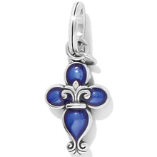 Fleur Di Lis Cross Charm