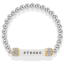 Meridian Strong Two Tone Stretch Bracelet