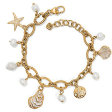 Sunset Cove Pearl Charm Bracelet