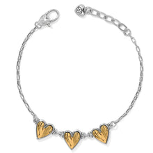 Cascade Heart Trio Bracelet
