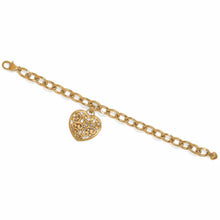 Contempo Medallion Heart Bracelet